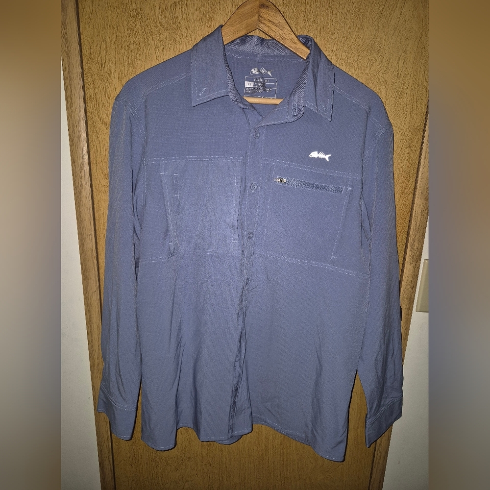 Silver Jeans Blue Shirt Jacket